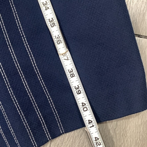 Boden Navy Kitty Textured Short Sleeve Sheath Dress size 12R - Picture 10 of 12